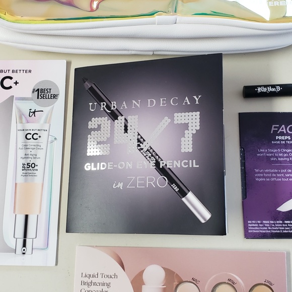 x6 NWT Urban Decay Eyeliner Neon Makeup Bag Rare Beauty Kat Von D Eyeliner - Picture 4 of 12